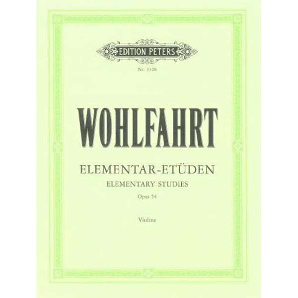 Wohlfahrt Elementar-Etüden Violine opus 54