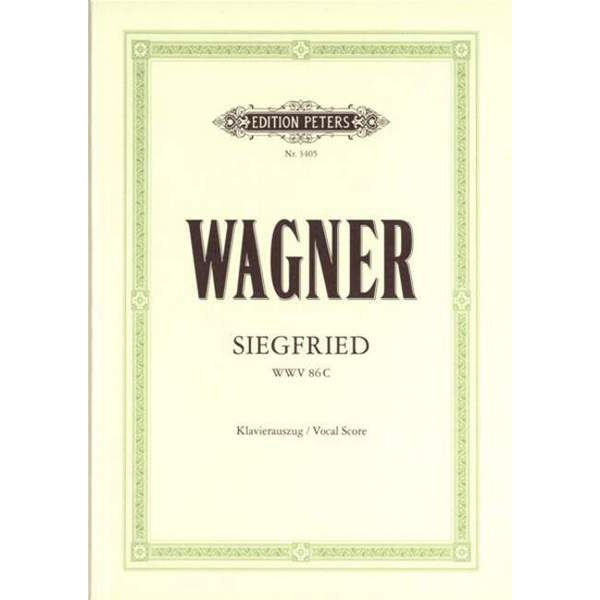 Siegfried, WWV86 C. Richard Wagner. Piano reduction.