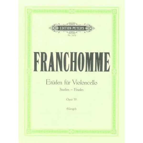 Franhomme - Etüden für violoncello opus 35
