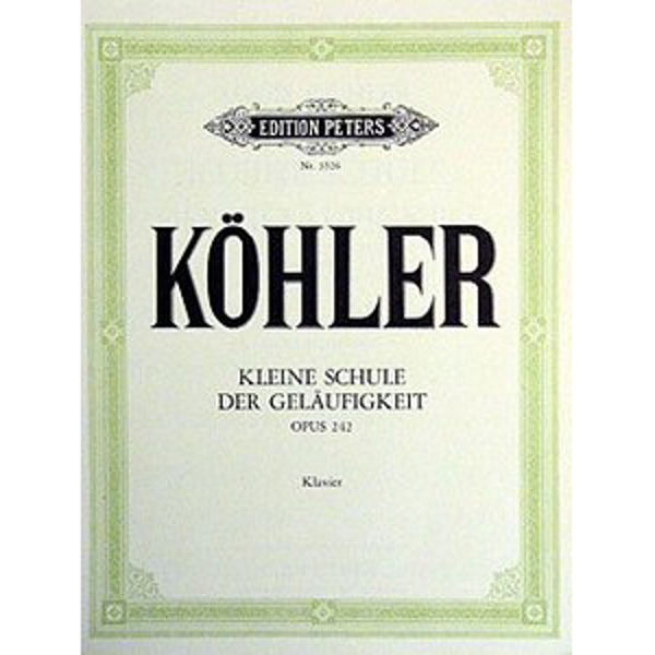 Short School of Velocity Op.242, Louis Kf6hler - Piano Solo