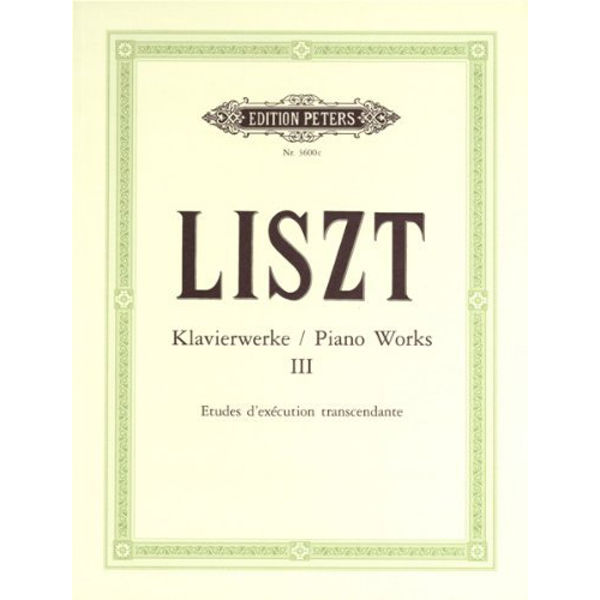 Piano Works Vol.3, Franz Liszt - Piano Solo