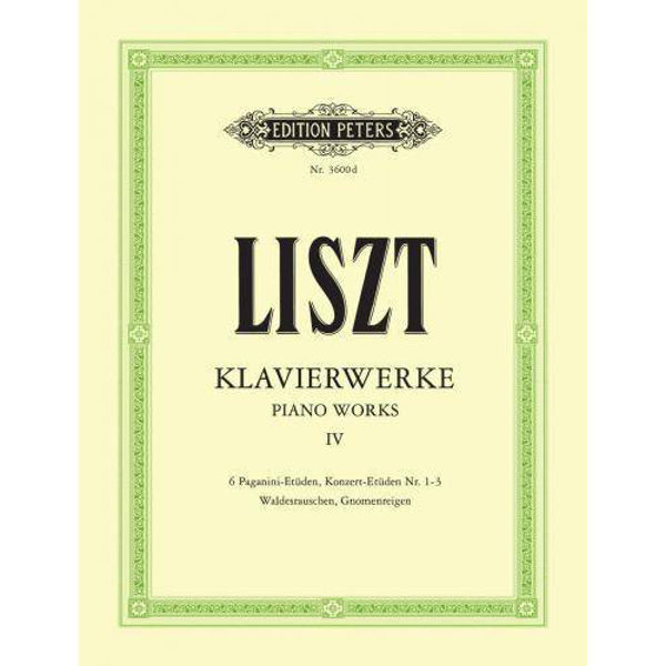 Piano Works Vol.4, Franz Liszt - Piano Solo