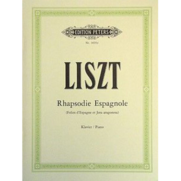 Rhapsodie Espagnole, Franz Liszt - Piano Solo