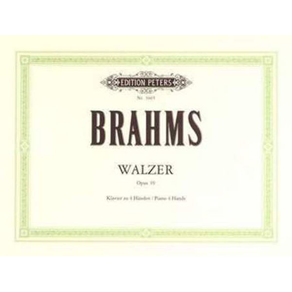 Waltzes Op.39, Johannes Brahms - Piano Duett