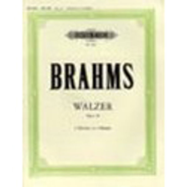 5 Waltzes from Op.39, Johannes Brahms - Piano Duett