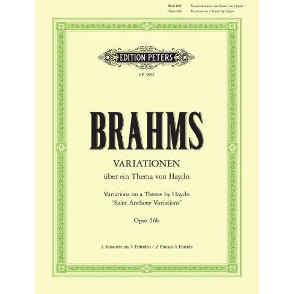 St. Anthony Chorale & 4 Variations Op.56b 'Haydn Variations', Johannes Brahms - Piano Duett