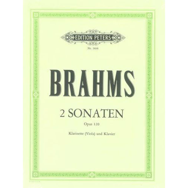 Sonatas for Clarinet (or Viola) and Piano op. 120, 1 and 2 Johannes Brahms