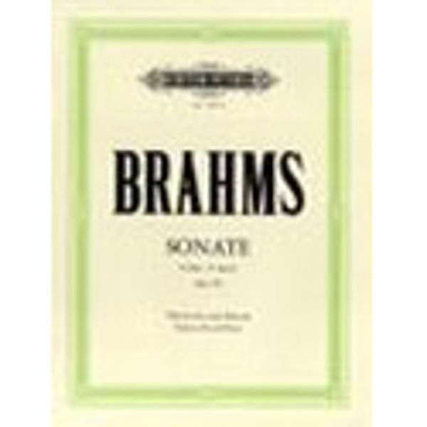 Sonata F Major Op. 99 - Violoncello and Piano - Brahms