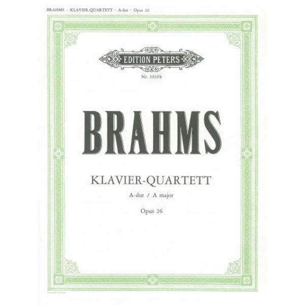 Piano Quartet in A Op.26, Johannes Brahms - Piano, Violin, Viola