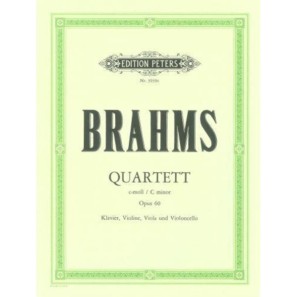 Piano Quartet in C minor Op.60, Johannes Brahms - Piano, Violin, Viola