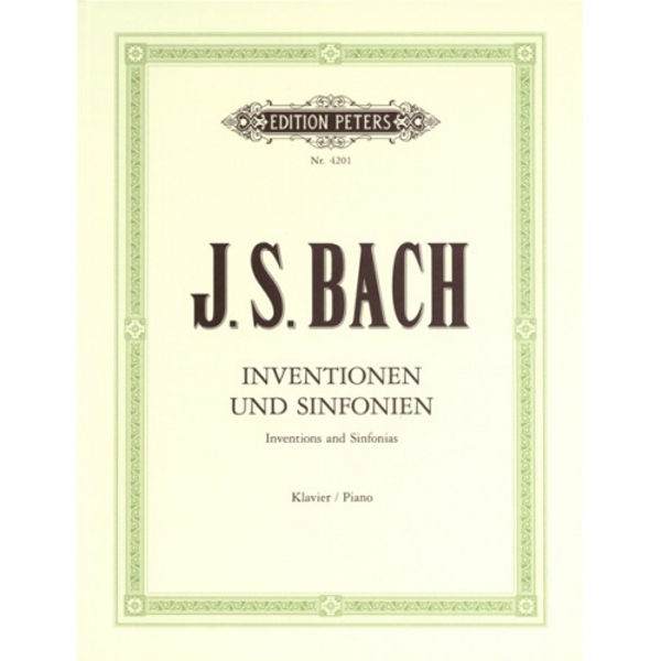 Inventions & Sinfonias (2 & 3-part Inventions) BWV 772-801, Johann Sebastian Bach - Piano Solo
