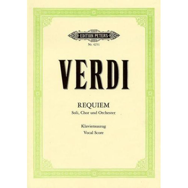 Requiem, Vocal Score. Guiseppe Verdi