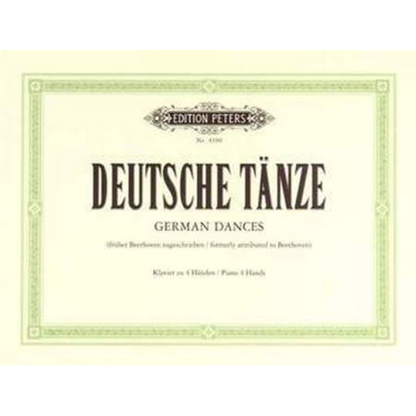 German Dances, Ludwig van Beethoven - Piano Duett