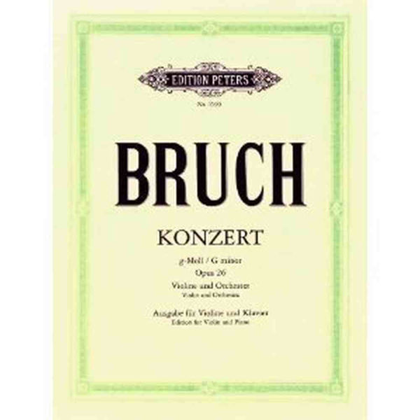 Bruch Konzert for Violin and Piano, G minor Op. 26