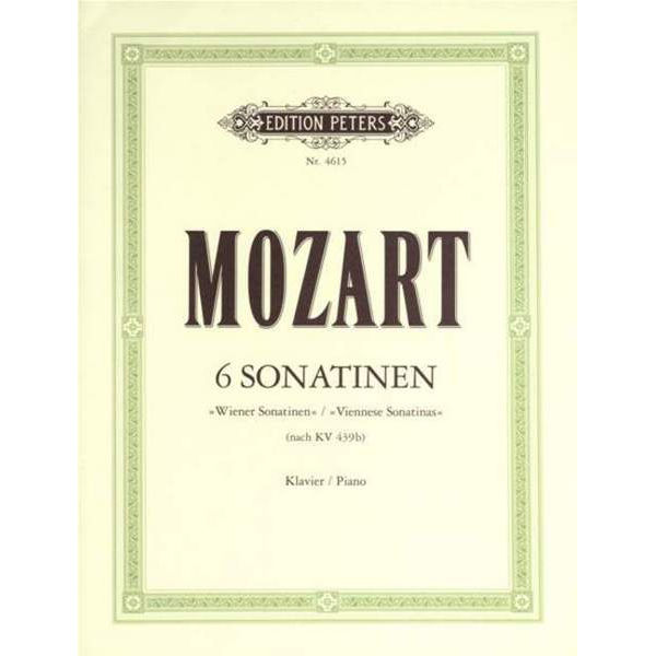 6 Viennese Sonatinas, Wolfgang Amadeus Mozart - Piano Solo