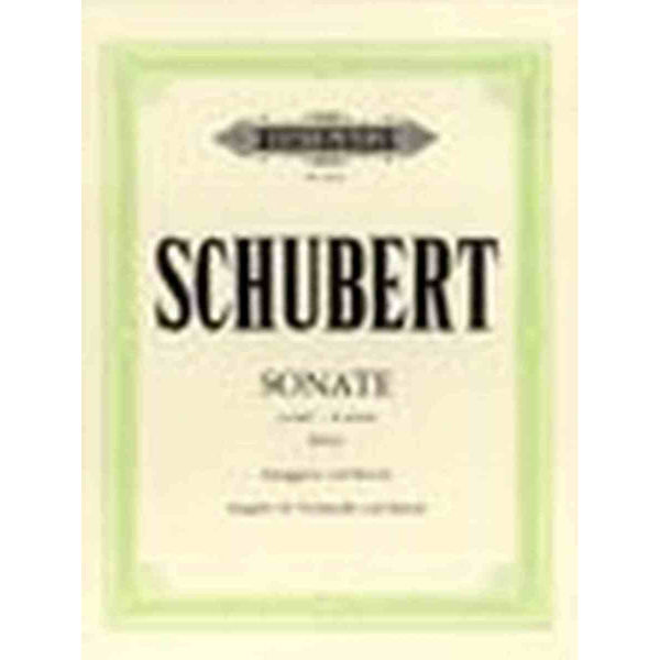 Schubert Sonate a-moll, D721, Cello and Piano
