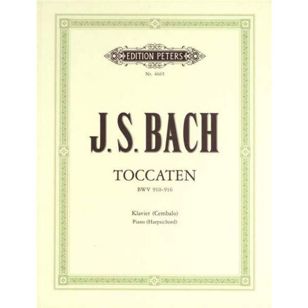 Toccatas BWV 910-916, Johann Sebastian Bach - Piano Solo