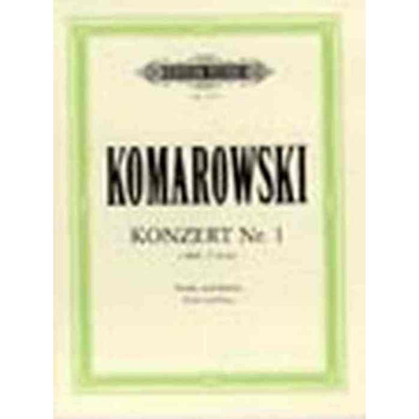 Konzert Nr.1 in E minor, Violin and Piano, Komarowski