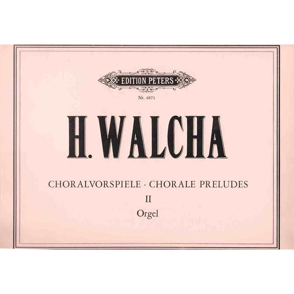 20 Chorale Preludes, Helmut Walcha - Organ Solo