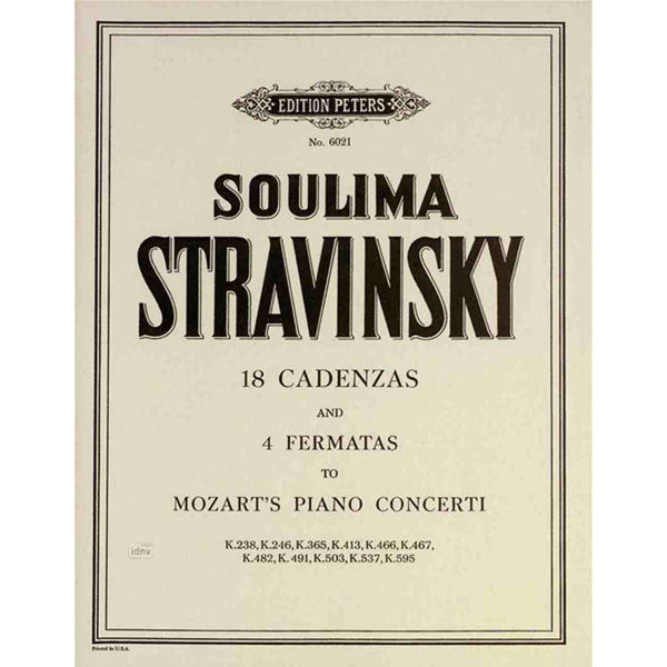 18 Cadenzas & 4 Fermatas, Soulima Stravinsky - Piano Solo