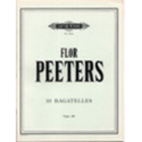 10 Bagatelles Op.88, Flor Peeters - Piano Solo