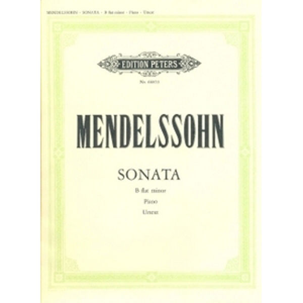 Sonata in B flat minor Op.106, Felix Mendelssohn - Piano Solo