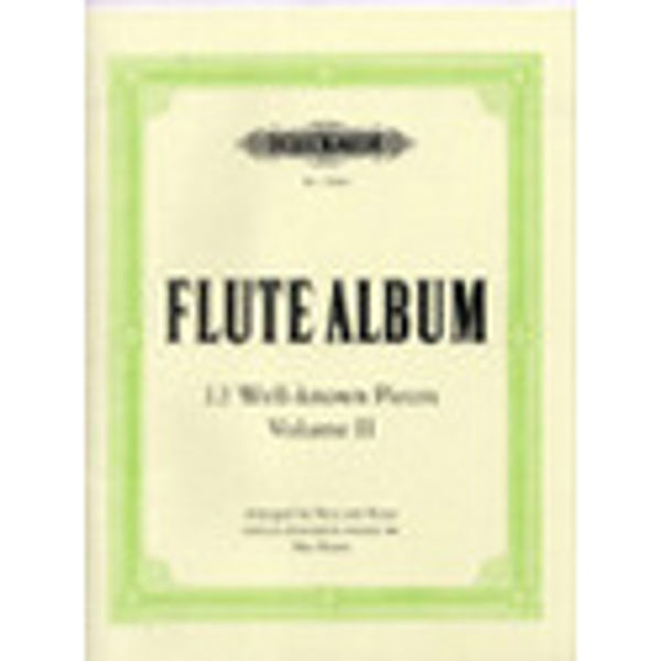 Flute Album - 12 Well-Known Pieces Vol. 2