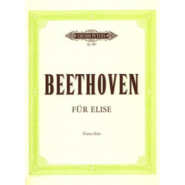 Bagatelle - Für Elise WoO 59, Ludwig van Beethoven - Piano Solo