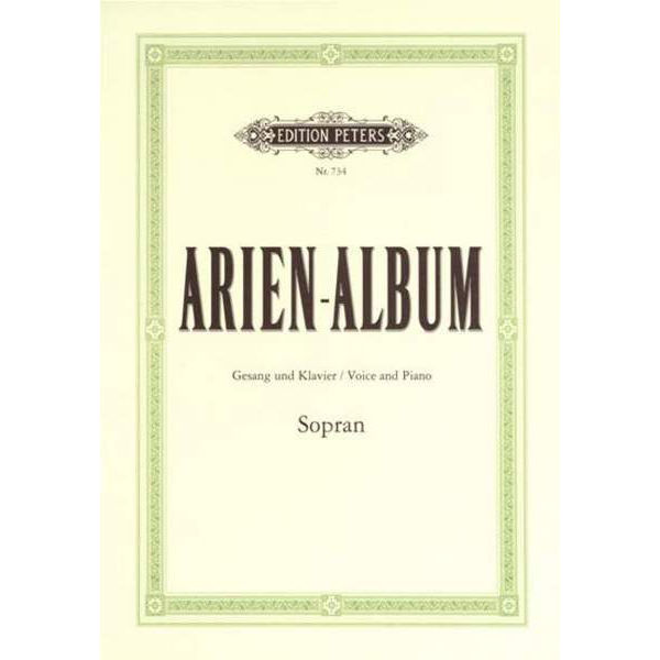 Arien Album for Soprano (Piano/Vocal) Various Composers