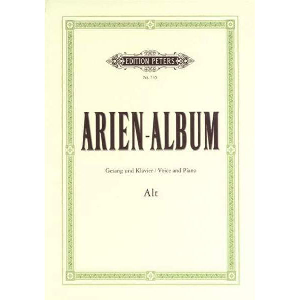 Arien Album for Alto (Piano/Vocal), Various Composers