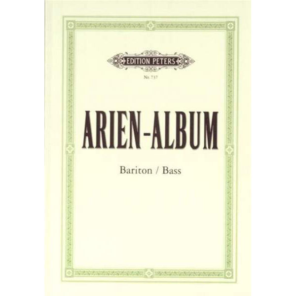 Aria Album for Baritone (Piano/Vocal)