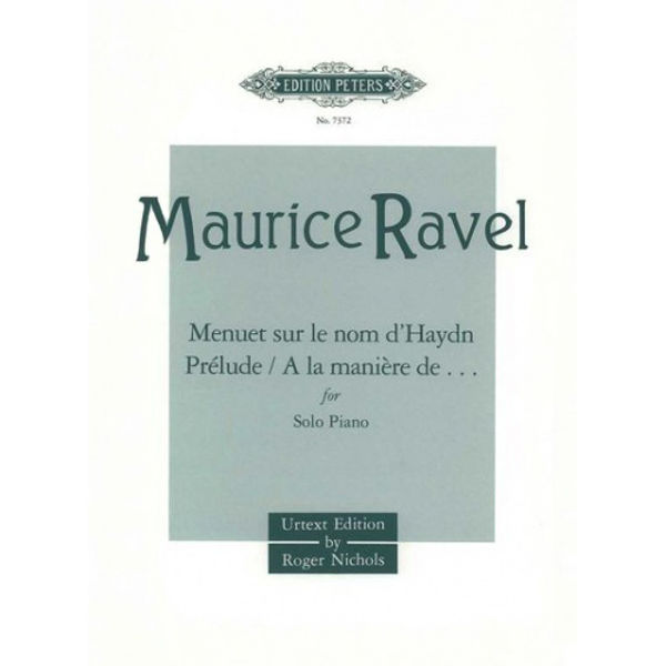 Album of shorter pieces, Maurice Ravel - Piano Solo