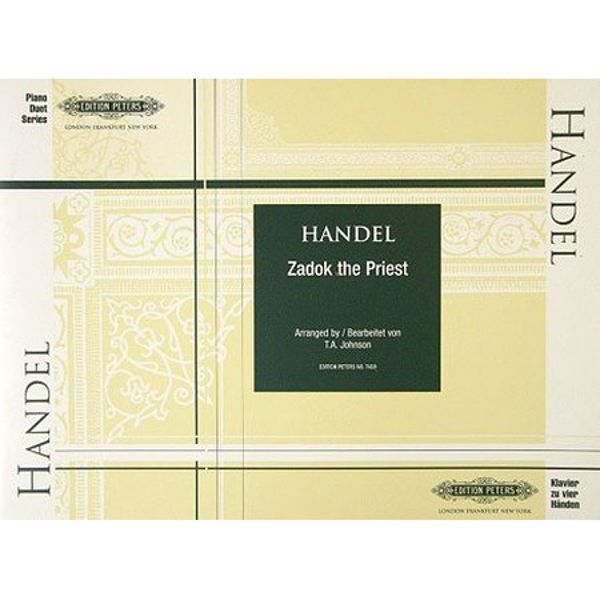 Zadok the Priest, George Frideric Handel - Piano Duett