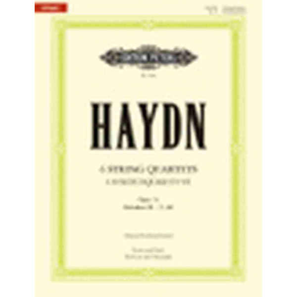 Haydn 6 String Quartets, Op. 76 Hob. lll: 75-80, Score and Parts