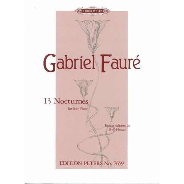13 Nocturnes, Gabriel Faure - Piano Solo