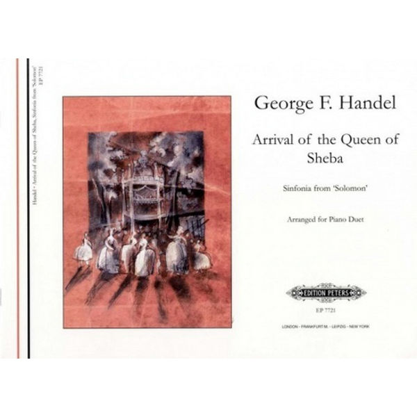 Arrival of the Queen of Sheba , George Frideric Handel - Piano Duett