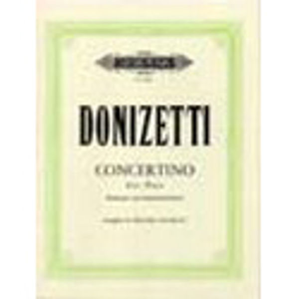 Concertino B-dur - Klarinette und Kammerorchester - Ausgabe für Klarinette und Klavier - Donizetti