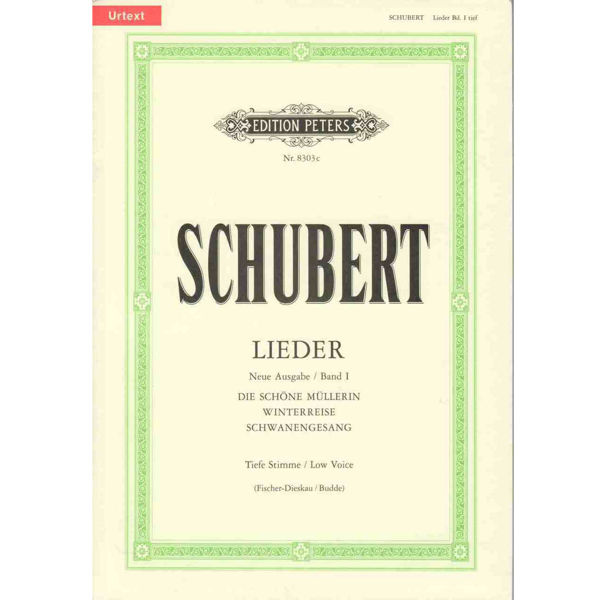 Schubert Lieder for Low Voice, Vol. 1