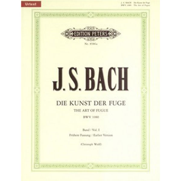 The Art of Fugue BWV 1080 Vol.1, Johann Sebastian Bach - Piano Solo