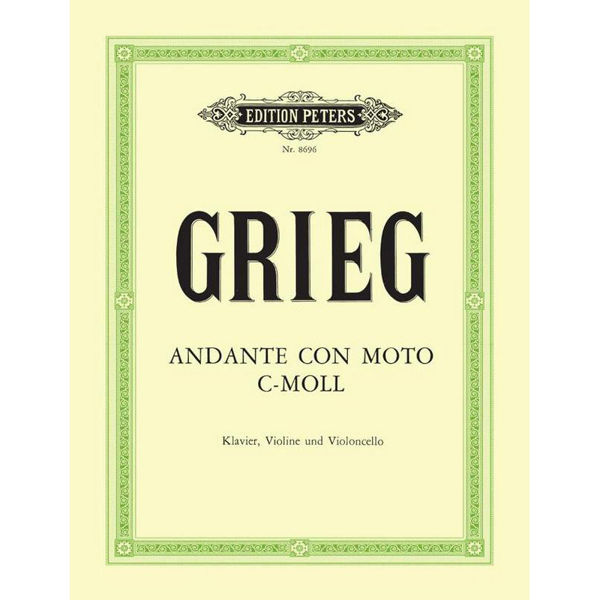 Andante con Moto C-moll, for Piano, Fiolin og Cello, Grieg