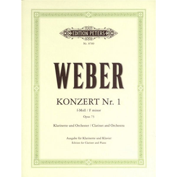 Clarinet Concerto No. 1 Op.73, Carl Maria von Weber