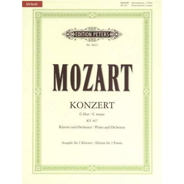 Concerto No. 21 in C K467, Wolfgang Amadeus Mozart - Piano Duett