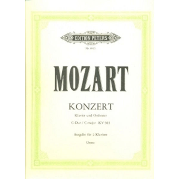 Concerto No. 25 in C K503, Wolfgang Amadeus Mozart - Piano Duett