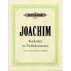 Joachim, Kadenzen zu Violinkonzerten (Viotti, Mozert, Beethoven und Brahms)