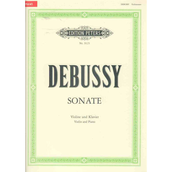 Debussy Sonate for Violin and Piano