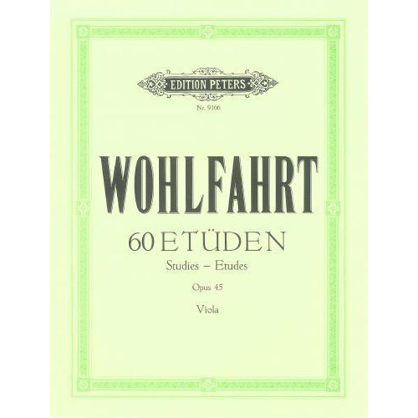 60 Etudes, Op.45 - Wohlfahrt - Viola