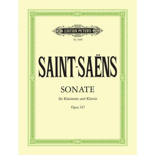 Sonate für Klarinette und Klavier, Opus 167, Saint-Saëns