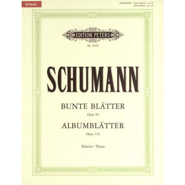 Album Leaves Op.124, Bunte Blätter Op.99, Robert Schumann - Piano Solo