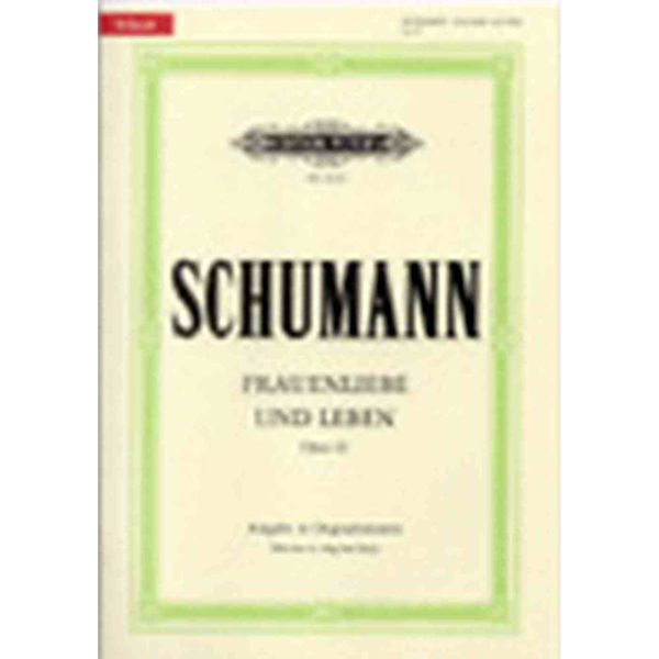 Frauenliebe und Leven Op 42 high voice, Schumann