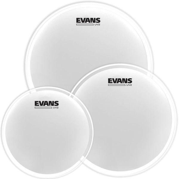 Trommeskinnpakke Evans UV2, ETP-UV2-F, 10,12,14, Fusion, Coated